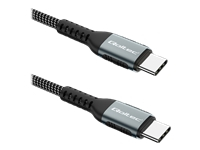 QOLTEC 52357 USB 2.0 type C Cable USB 2.0 type C 100W QC 3.0 PD 1m Black