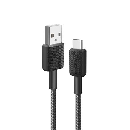 Anker 322 Nylon Cable, Black | A81H6G11 | USB-A to USB-C