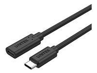 UNITEK C14086BK-1M EXTENSION CABLE USB-C 4K 60HZ PD 20V/5A 1m