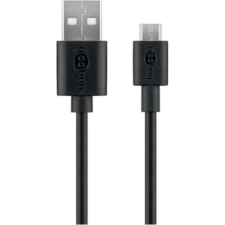 Goobay | Micro USB charging and sync cable | 46800 | USB-A to micro-USB USB 2.0 male (type A) | USB 2.0 micro male (type B)