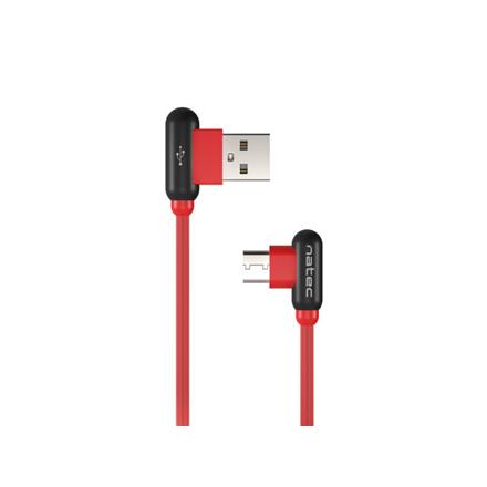 Natec Prati, Angled USB Type C to Type A Cable 1m, Red | Natec | Angled USB Type C to USB Type A | Prati | USB Type C | USB Type-A