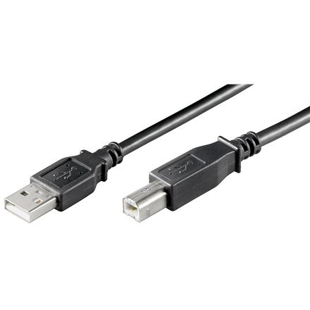 Goobay | USB 2.0 Hi-Speed cable | USB-A to USB-B USB 2.0 male (type A) | USB 2.0 male (type B)