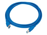 GEMBIRD CCP-USB3-AMAF-6 High End USB 3.0 Extension Cable USB A Male Plug to USB A Female Plug 1 8 Meters blue