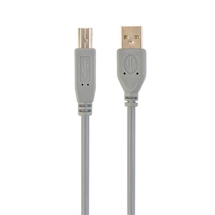 Cablexpert CCP-USB2-AMBM-6G USB 2.0 A-plug B-plug 6ft cable, grey color | Cablexpert | CCP-USB2-AMBM-6G | USB 2.0 A-plug B-plug 6ft cable