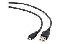 GEMBIRD CCP-mUSB2-AMBM-0.1M Gembird Micro-USB cable, 0.1m, black