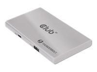 CLUB 3D THUNDERBOLT 4 PORTABLE 5 IN 1 HUB WITH SMART POWER 3XTHUNDERBOLT 4+1X USB GEN2 1X DC POWER