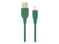 GEMBIRD Premium silicon 8-pin cable charging and data cable 1.5m Midnight Green