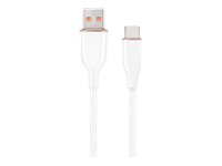 GEMBIRD Premium silicon Type-C USB charging and data cable 1.5m White