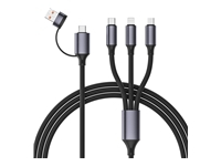 GEMBIRD Premium silicon 4-in-1 USB charging cable 1.5m