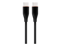 GEMBIRD Premium silicon USB Type-C to 8-pins charging data cable 1.5m black