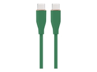 GEMBIRD Premium silicon USB Type-C to 8-pins charging data cable 1.5m Midnight Green