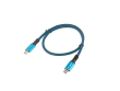Lanberg Cable USB-C M/M USB4 0.5m 100W 8K 60HZ black-blue