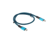 Lanberg Cable USB-C M/M USB4 0.5m 100W 8K 60HZ black-blue