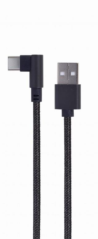 CABLE USB2 TO USB-C ANGLED/CC-USB2-AMCML-0.2M GEMBIRD