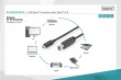 Digitus Connection Cable USB 3.1 Gen.2 SuperSpeed + 10Gbps USB Type C / B M / M Power Delivery, black, 1.8m