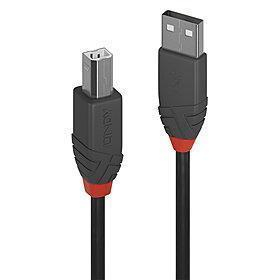 CABLE USB2 A-B 5M/ANTHRA 36675 LINDY