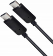 TB Cable USB-C - USB-C 3 m black silicon 60W Quick Charge