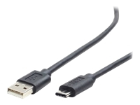 GEMBIRD CCP-USB2-AMCM-1M Gembird USB 2.0 cable to type-C (AM/CM), 1m, black