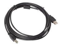 LANBERG CA-USBA-11CC-0030-BK Lanberg cable USB 2.0 AM-BM with ferrite 3m black