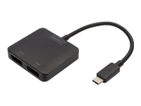 DIGITUS USB-C - 2x DP MST Video Splitter DP 1.4 4K/60Hz