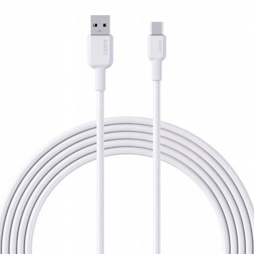 AUKEY AUKEY CB-NAC1 White Nyl on cable USB C - USB A