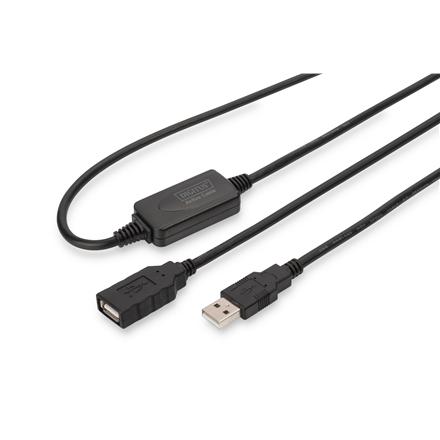 Digitus | Active USB 2.0 Repeater/Extension Cable | DA-73100-1 | USB 2.0 USB A (Male) | USB A (Female)