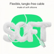 Green Cell Cable USB-C-USB-C PowerFlex 100W silicone 1.2m black