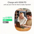 Green Cell Cable USB-C-USB-C PowerFlex 100W silicone 1.2m black