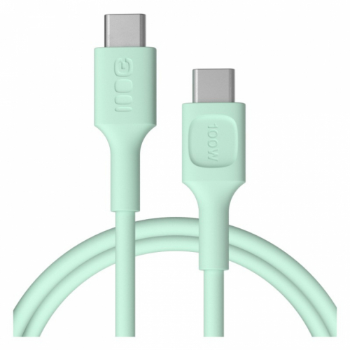 Green Cell Cable USB-C-USB-C PowerFlex 100W silicone 1.2m green