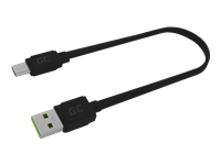 GREENCELL KABGC03 GCmatte USB-C Flat cable 25 cm with fast charging