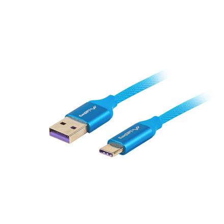 Lanberg | Cable | CA-USBO-21CU-0010-BL | USB-A to USB-C