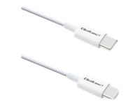 QOLTEC 52359 USB 2.0 type C Cable USB 2.0 type C 60W QC 3.0 PD 1m White