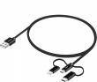 YENKEE Cable USB A-USB C 3w1 1m