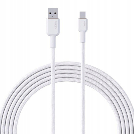 AUKEY AUKEY CB-NAC1 White Nyl on cable USB C - USB A