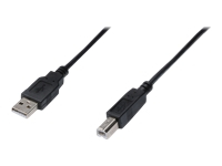 ASSMANN USB connection cable type A - B M/M 1.0m USB 2.0 suitable bl