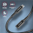AXAGON Extension USB 20Gbps cable, 1 m | BUCM32-CF10AB | USB-C to USB-C
