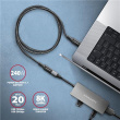 AXAGON Extension USB 20Gbps cable, 1 m | BUCM32-CF10AB | USB-C to USB-C