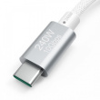 Hama 240W USB cable USB C-C 1,5m white