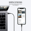 AUKEY Cable CB-CL02 Black nylon Lightning-USB C | USB Power Delivery USB-PD | certificate MFi Apple