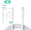 AUKEY AUKEY CB-SCL2 White sil con Lightning-USB C Cab