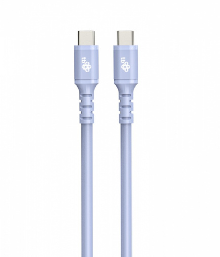 TB USB C- USB C cable 1 m. silicone violet