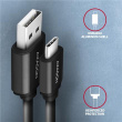 AXAGON Twister Cable, 1.1 m | BUCM-AM20TB | USB Type A to USB Type C