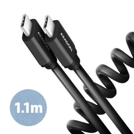 AXAGON Data and charging cable, 1.1 m | BUCM-CM20TB | USB Type C to USB Type C