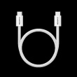 CANYON cable OnWire 60MG C-C 60W Magnet Braided 1m White