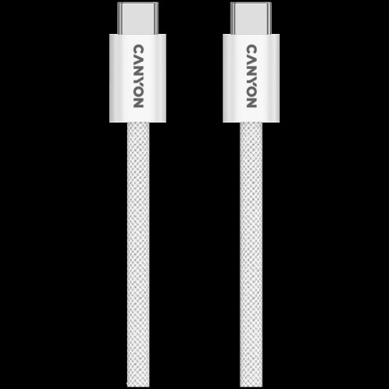 CANYON cable OnWire 60MG C-C 60W Magnet Braided 1m White