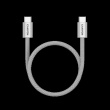 CANYON cable OnWire 60MG C-C 60W Magnet Braided 1m Light Grey