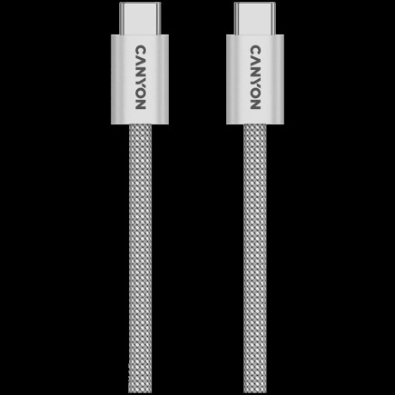 CANYON cable OnWire 60MG C-C 60W Magnet Braided 1m Light Grey