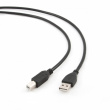 Gembird USB cable 2.0 Type AB AM-BM 1.8m black