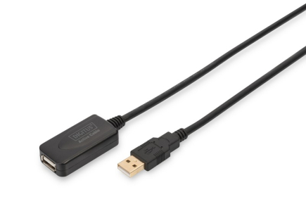 Digitus USB 2.0 Repeater cable, USB A M / A F length 5m