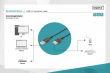Digitus Connection cable USB A / miniUSB B M/M 1 m black